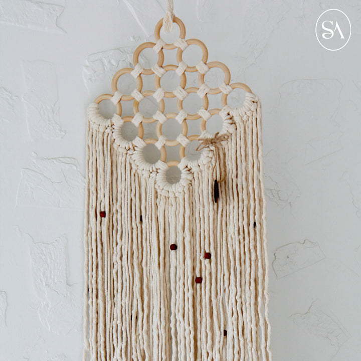 macrame wall hanging circle