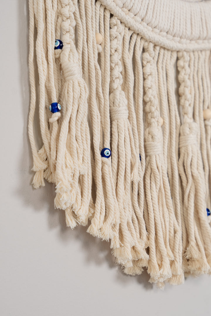 nazar macrame wall hanger