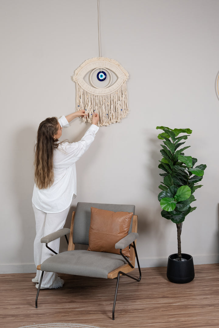 nazar macrame wall hanger