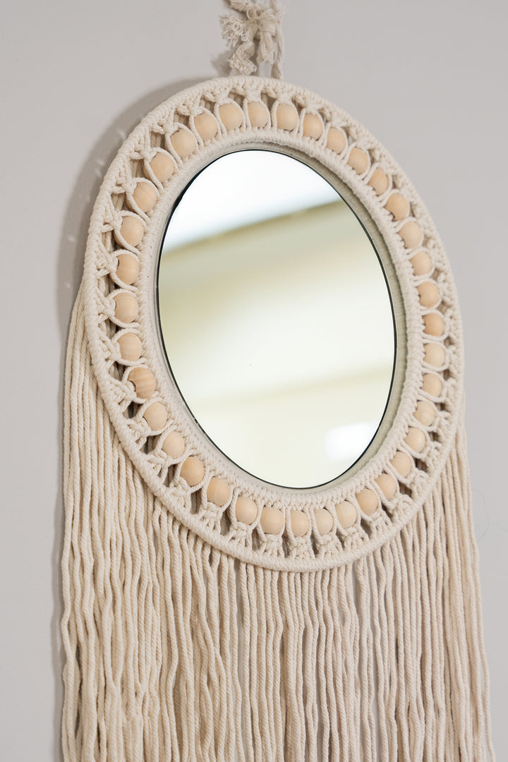 Planet Mirror Macrame